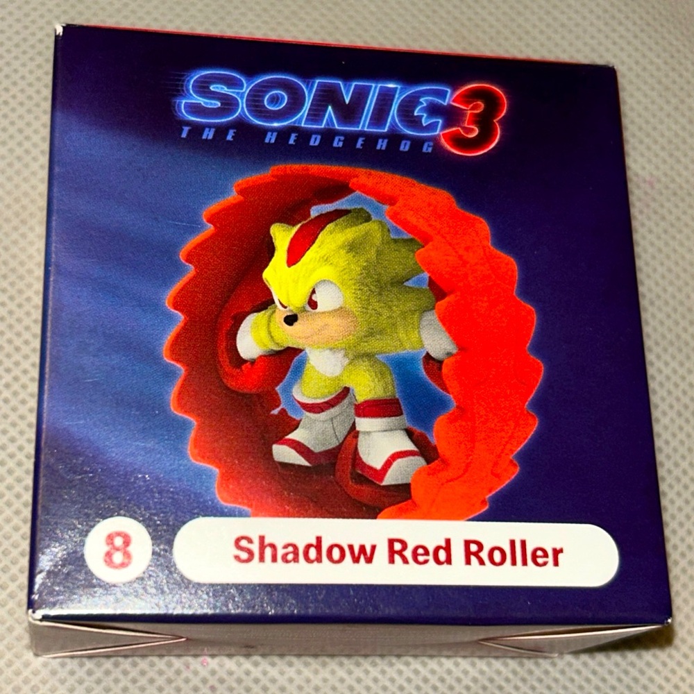 •5 FOR $10 KIDS TOYS• McDonalds Toy Shadow Red Roller #8 Sonic The Hedgehog